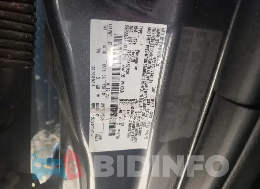 1FADP3K26FL315721 Photo# 12