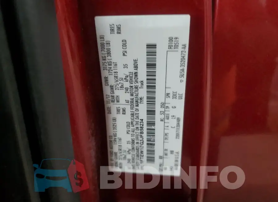 1FTEW1EG3JFB58234 Photo# 12