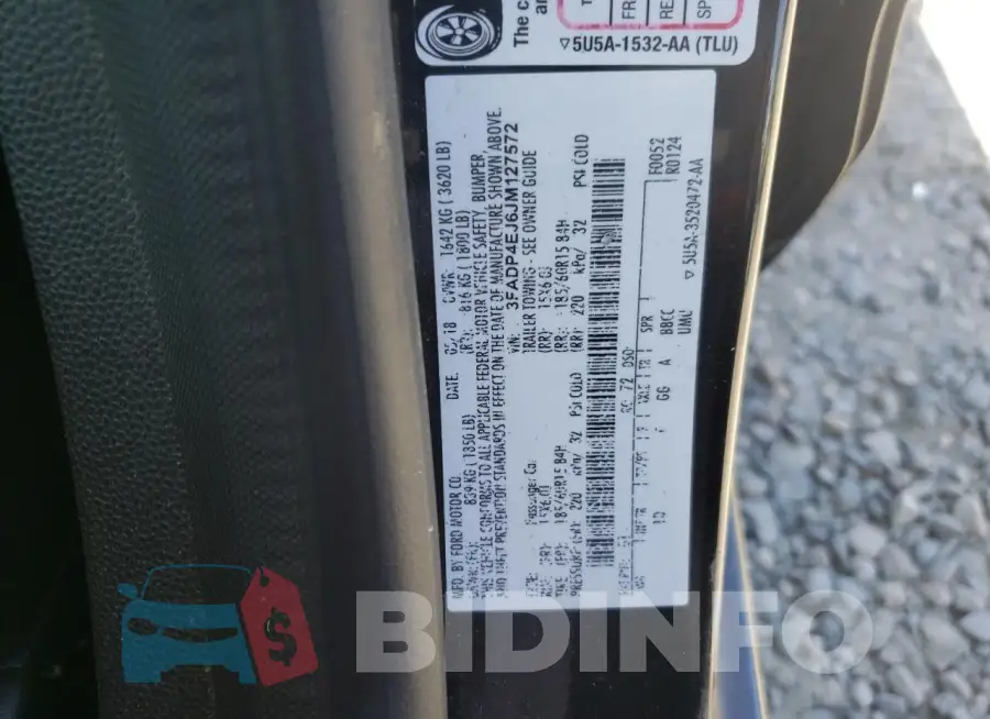 3FADP4EJ6JM127572 Photo# 12