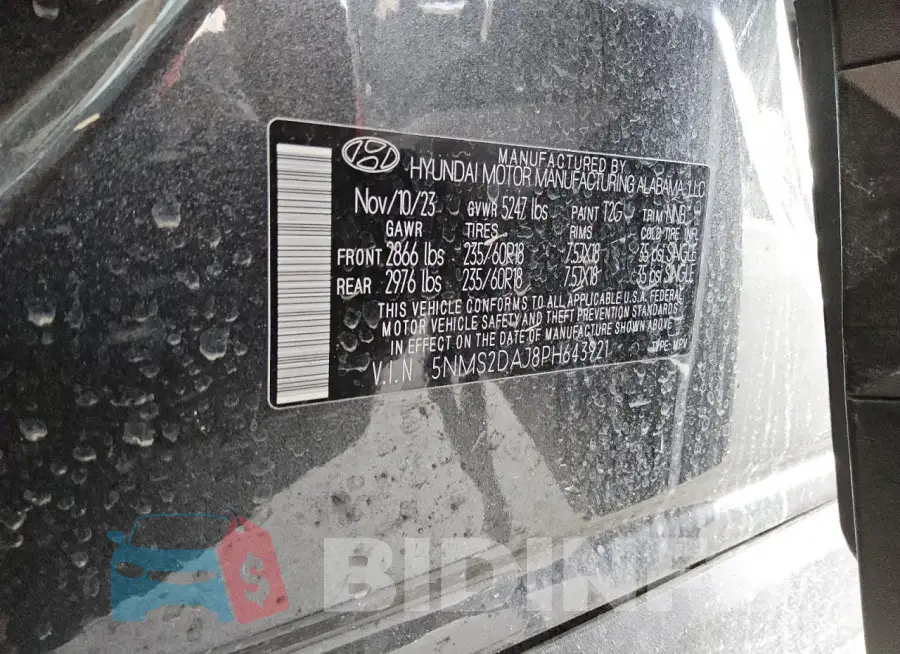5NMS2DAJ8PH643921 Photo# 13