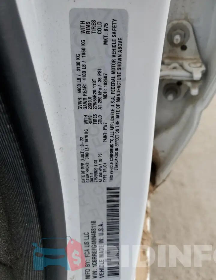 1C6RREFG4NN468118 Photo# 12