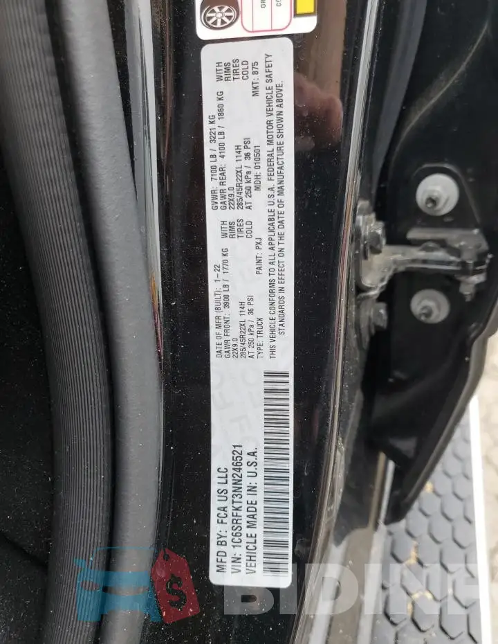 1C6SRFKT3NN246521 Photo# 12