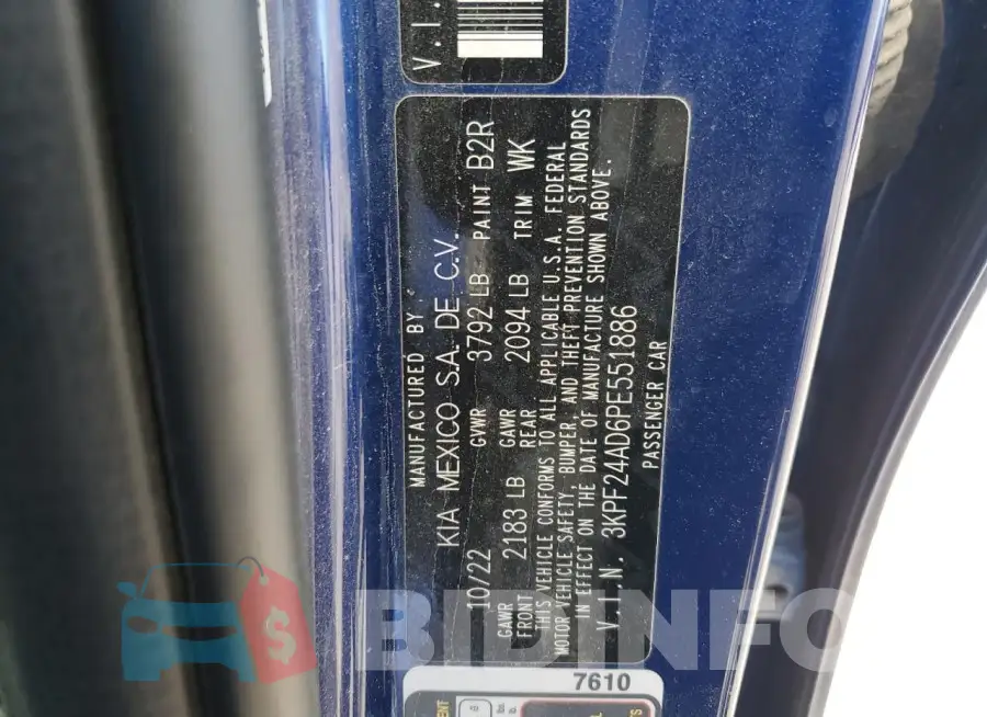 3KPF24AD6PE551886 Photo# 12