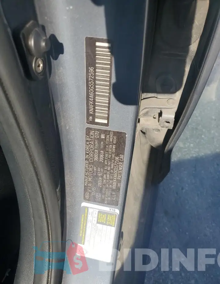 KNAFK4A60G5572596 Photo# 12