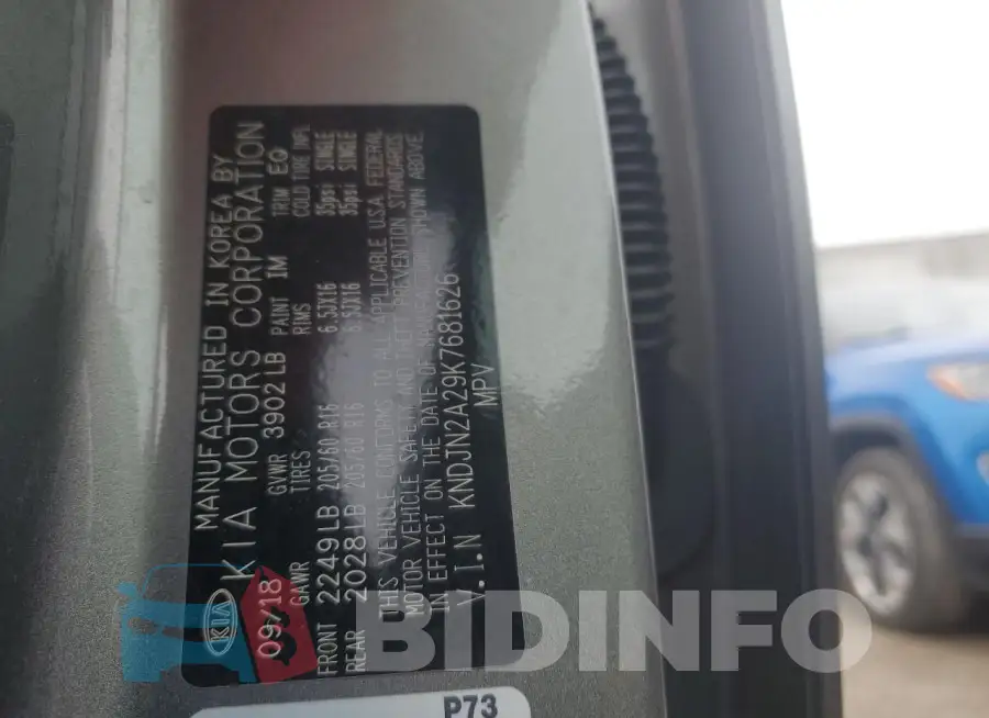 KNDJN2A29K7681626 Photo# 12