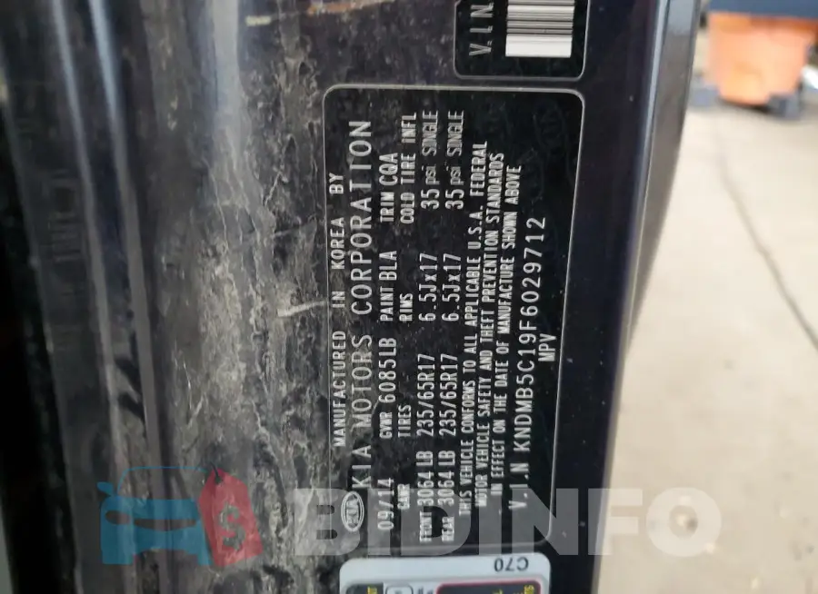 KNDMB5C19F6029712 Photo# 13