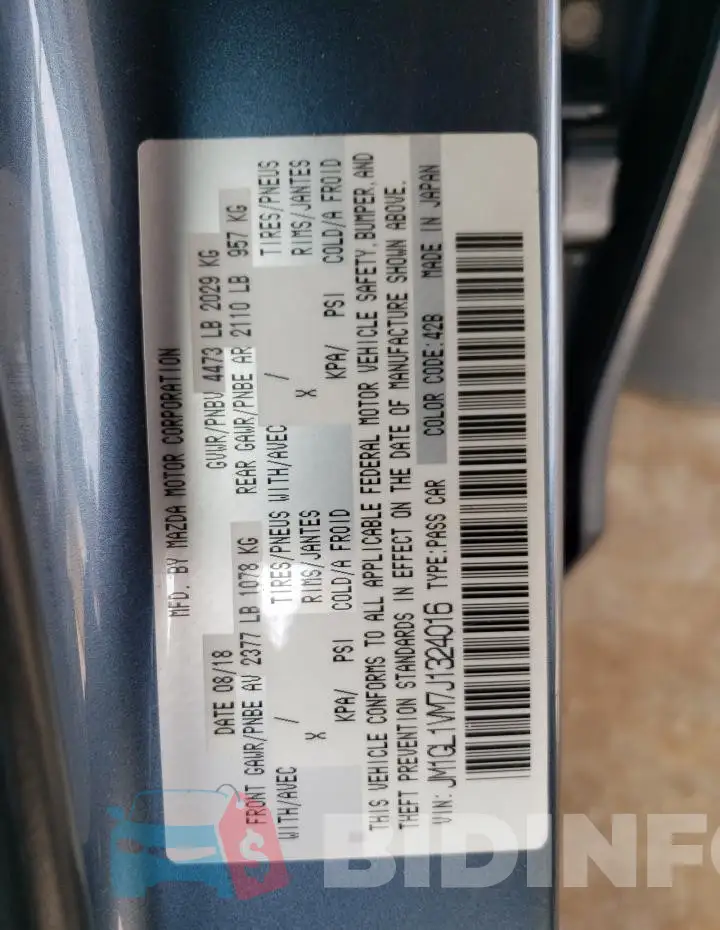 JM1GL1VM7J1324016 Photo# 12