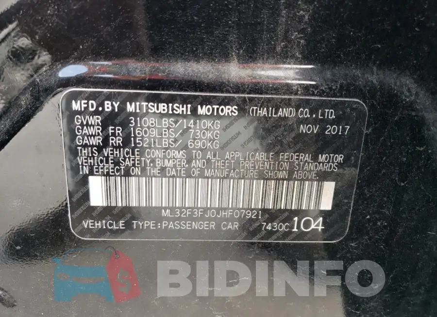 ML32F3FJ0JHF07921 Photo# 12