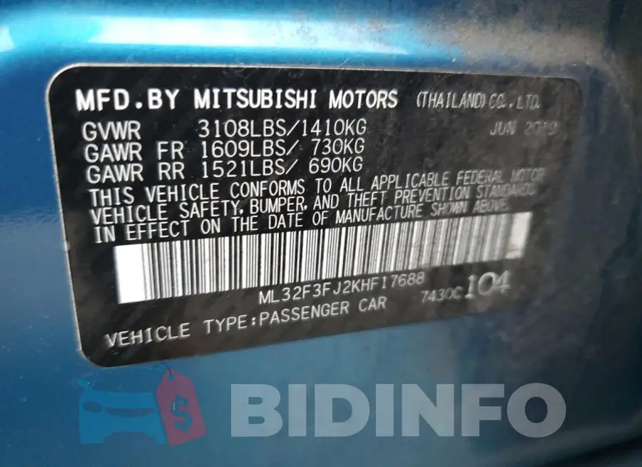 ML32F3FJ2KHF17688 Photo# 12