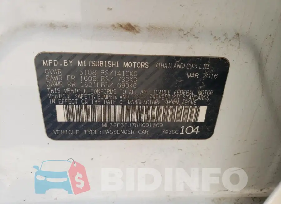 ML32F3FJ7HH001669 Photo# 12