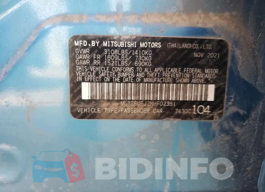 ML32FUFJ2NHF02361 Photo# 13