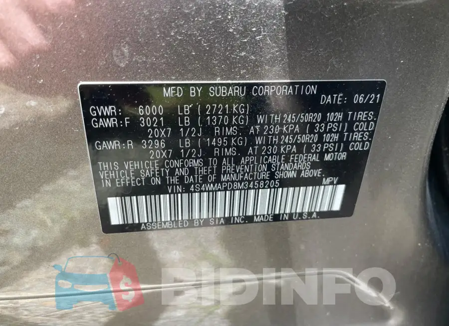 4S4WMAPD8M3458205 Photo# 10