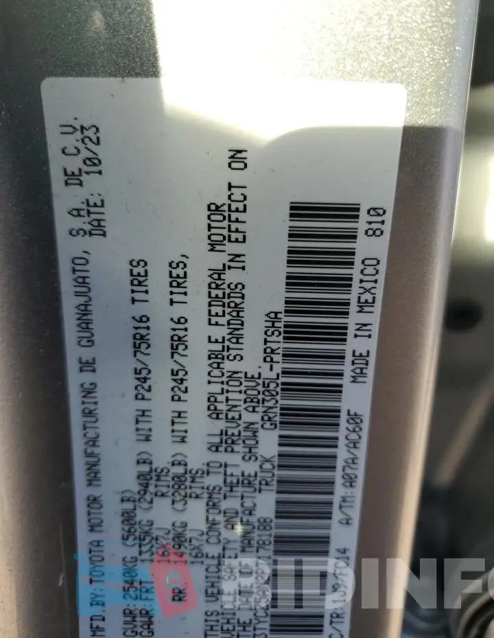 3TYCZ5AN2PT178188 Photo# 12