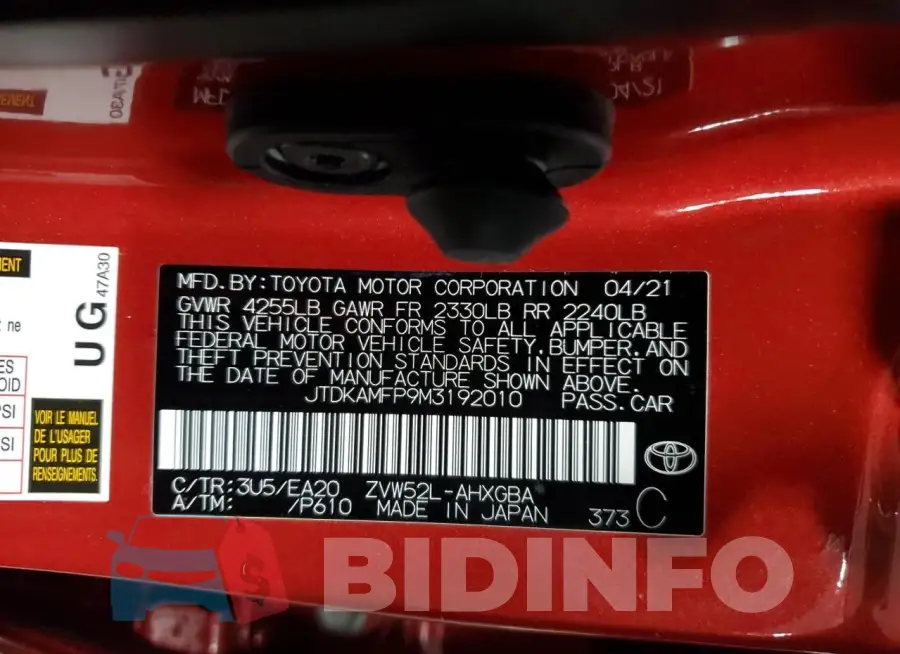 JTDKAMFP9M3192010 Photo# 13