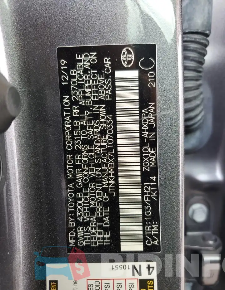 JTNKHMBX7L1070334 Photo# 12