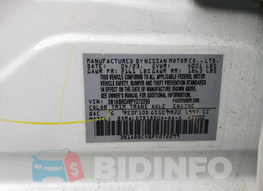 3N1AB8CV8PY272299 Photo# 12