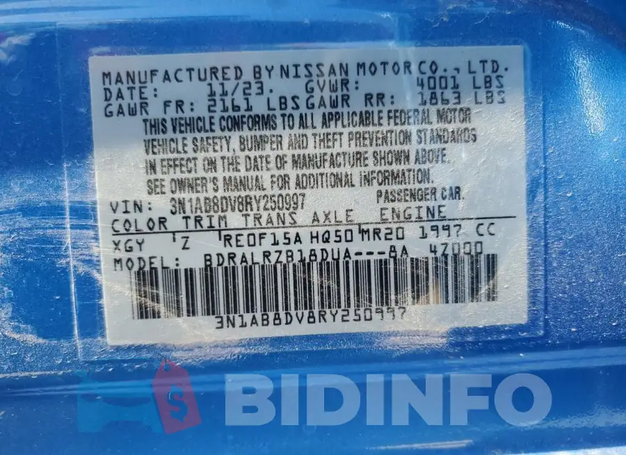 3N1AB8DV8RY250997 Photo# 12