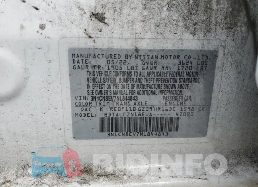 3N1CN8EV7NL844843 Photo# 12