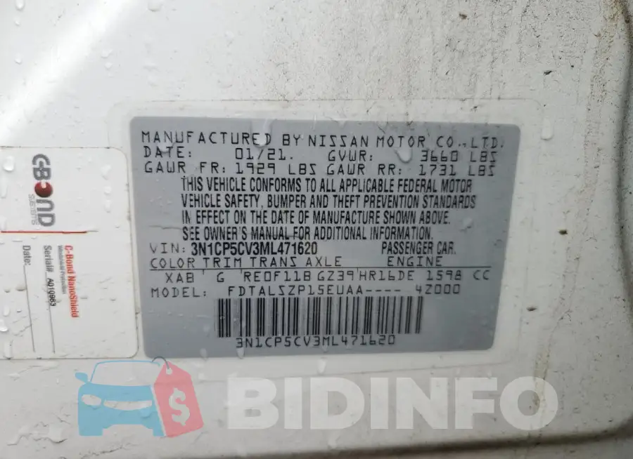 3N1CP5CV3ML471620 Photo# 12