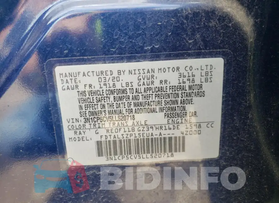 3N1CP5CV5LL520718 Photo# 13