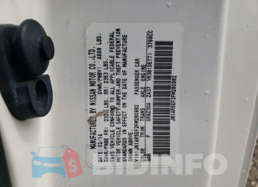 JN1AR5EF2FM280982 Photo# 12