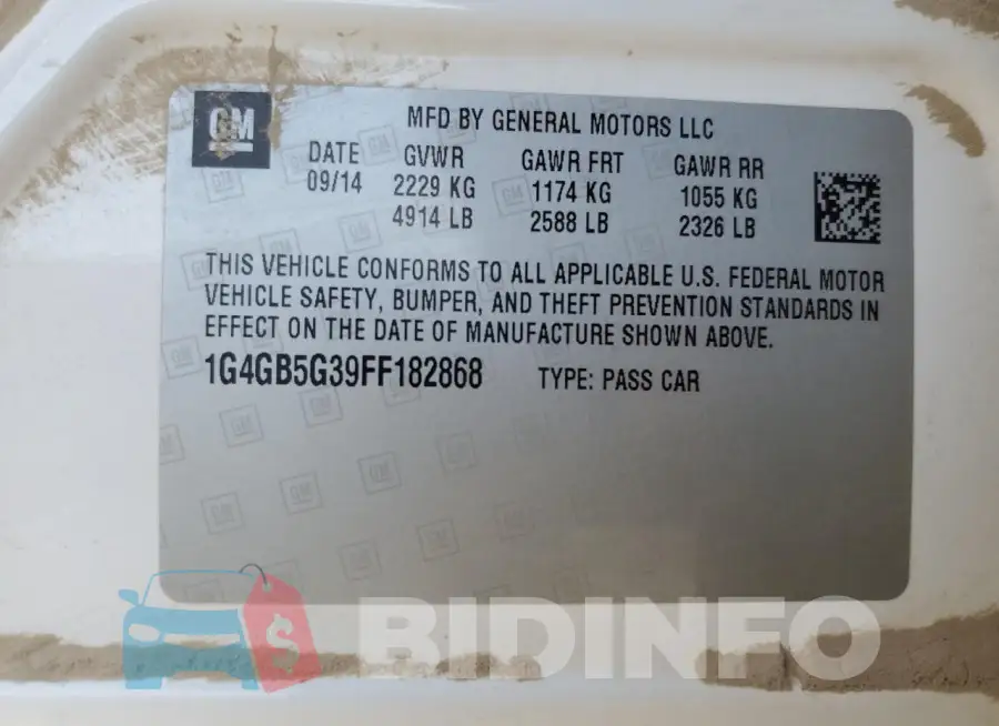 1G4GB5G39FF182868 Photo# 12