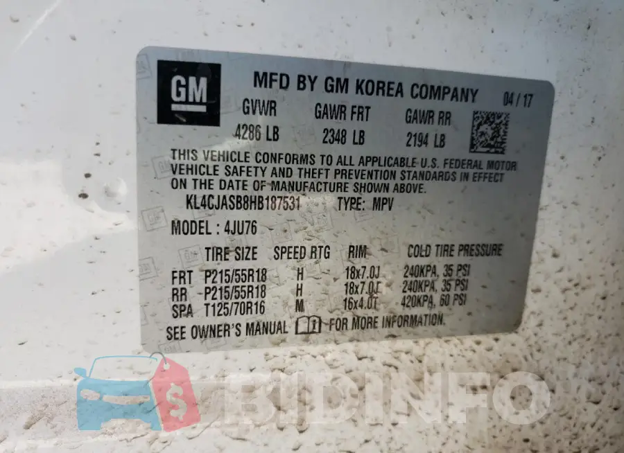 KL4CJASB8HB187531 Photo# 12
