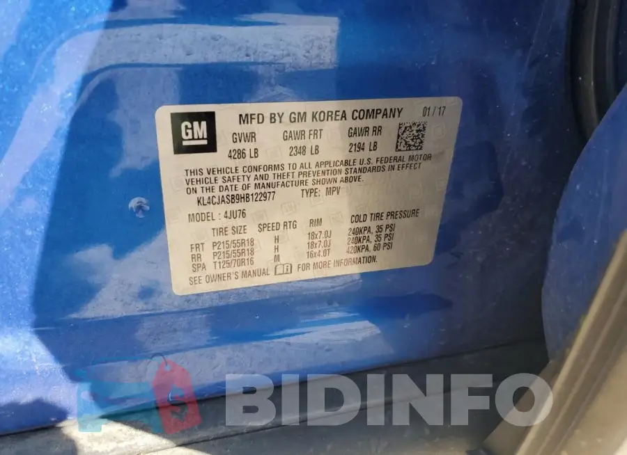KL4CJASB9HB122977 Photo# 13