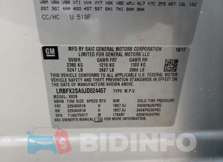 LRBFX2SA9JD024457 Photo# 13