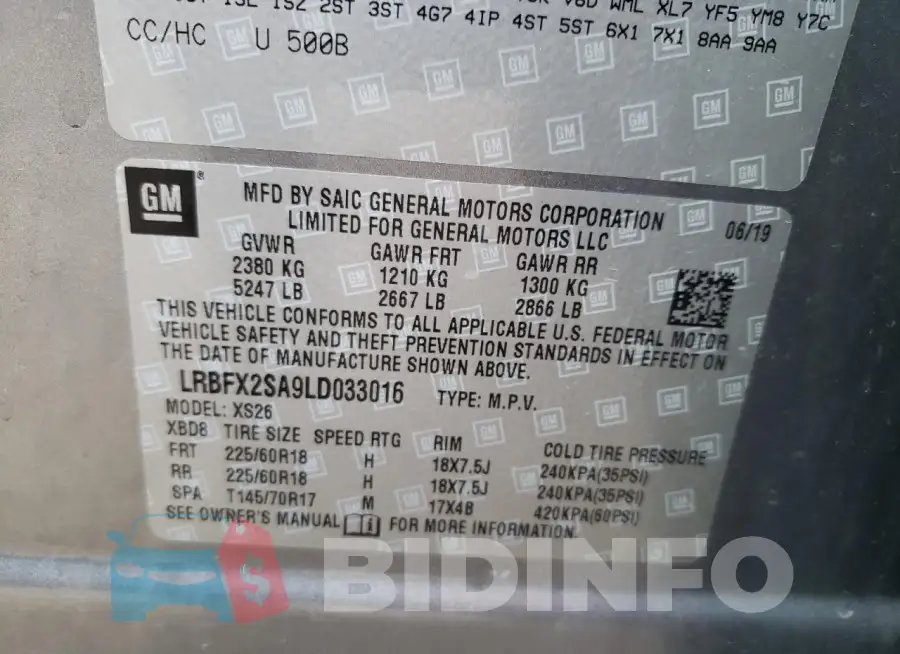 LRBFX2SA9LD033016 Photo# 10
