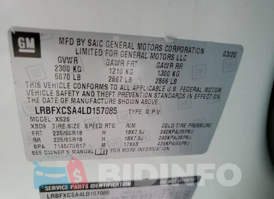 LRBFXCSA4LD157085 Photo# 13