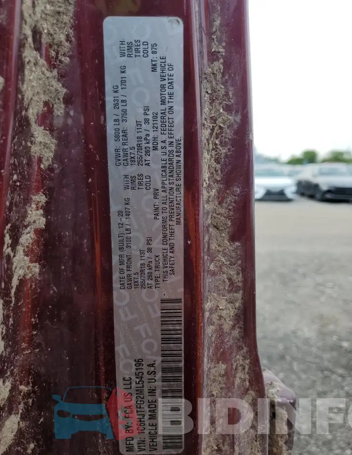 1C6HJTFG2ML545196 Photo# 12
