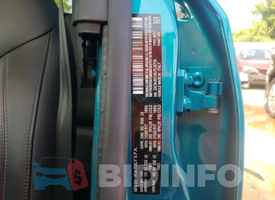 ZACNJBC18LPL26708 Photo# 13