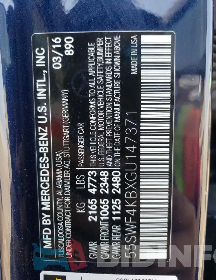 55SWF4KBXGU147371 Photo# 12
