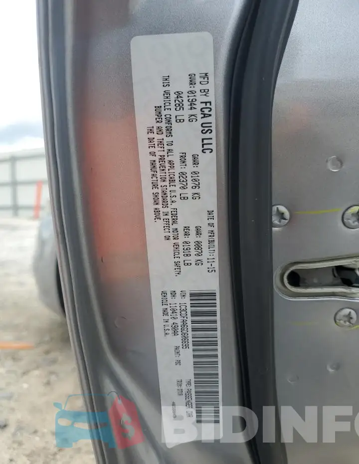 1C3CDFAA6GD606695 Photo# 12