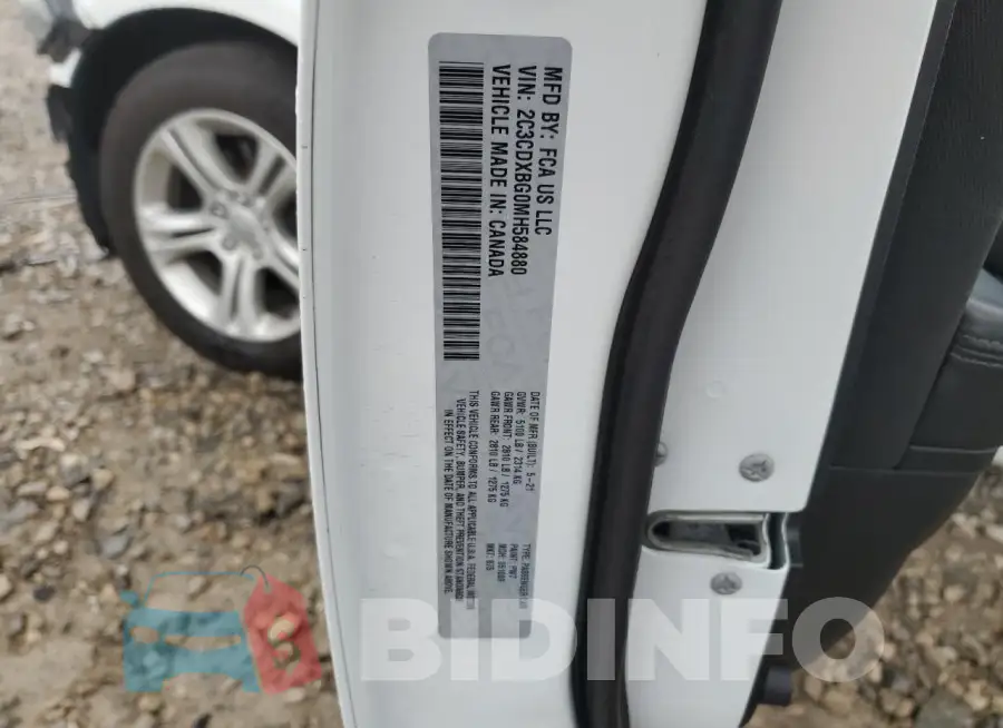 2C3CDXBG0MH584880 Photo# 13