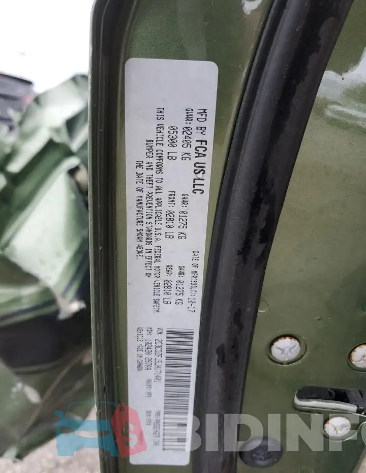 2C3CDZFJ5JH171401 Photo# 13