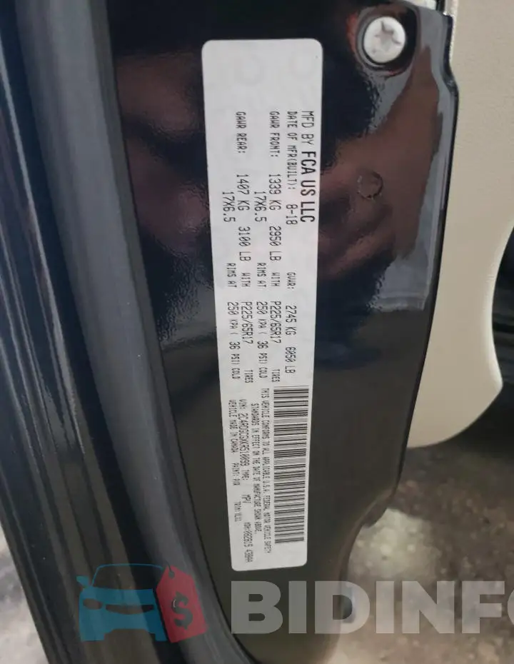 2C4RDGCGXKR510099 Photo# 13