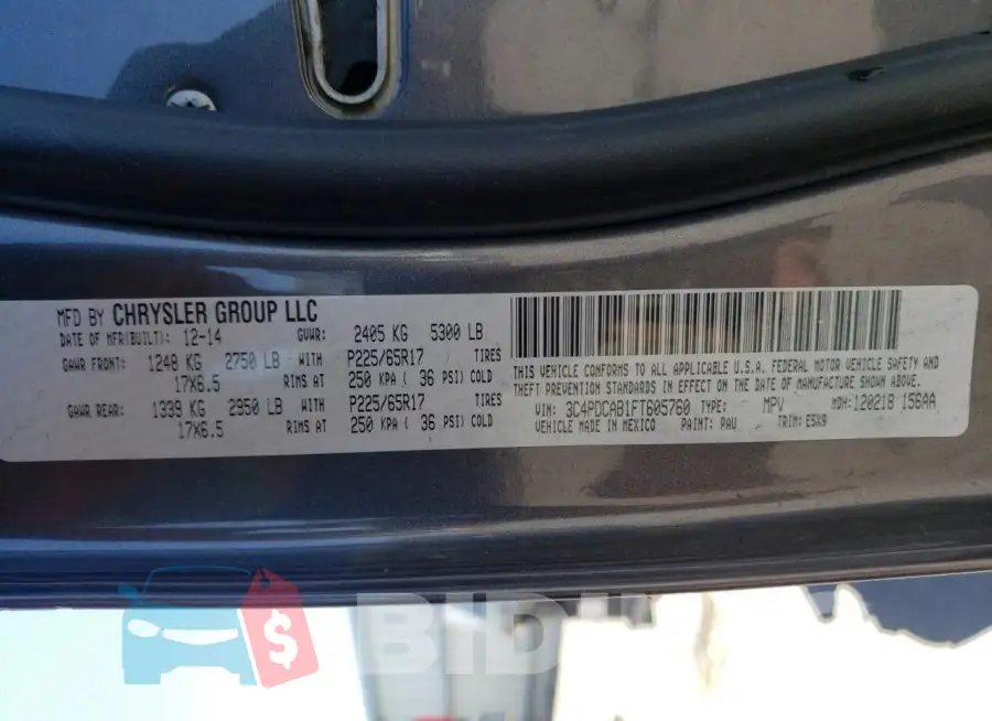 3C4PDCAB1FT605760 Photo# 14