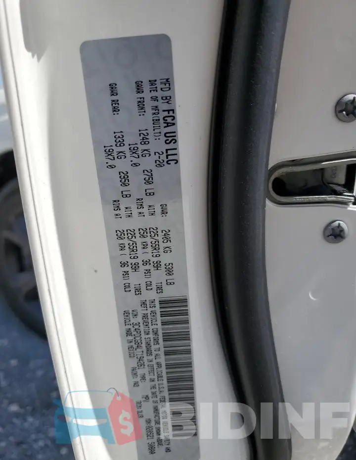 3C4PDCGB4LT194261 Photo# 12