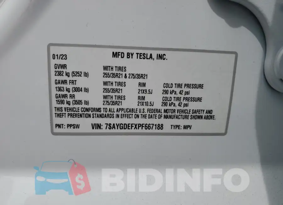 7SAYGDEFXPF667188 Photo# 12