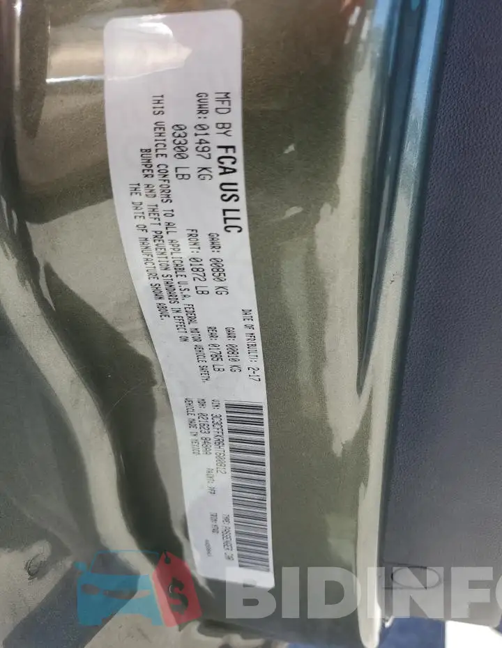 3C3CFFKR6HT600812 Photo# 12
