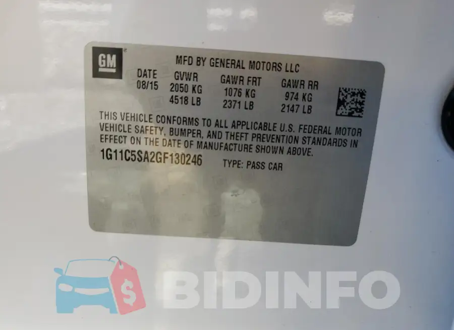1G11C5SA2GF130246 Photo# 12