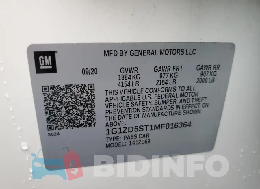 1G1ZD5ST1MF016364 Photo# 12