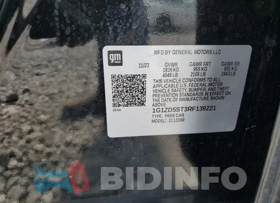 1G1ZD5ST3RF139221 Photo# 13
