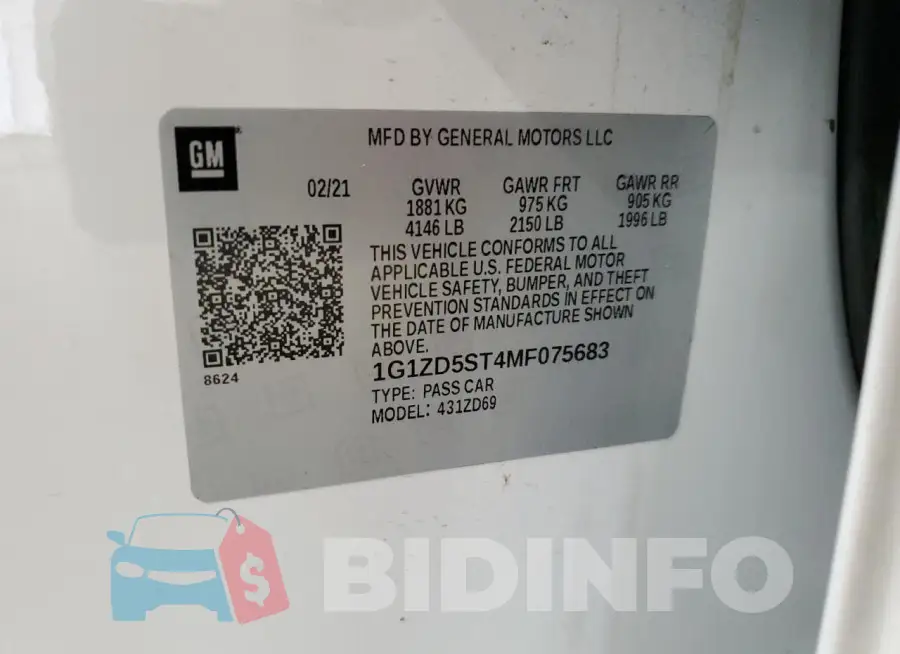 1G1ZD5ST4MF075683 Photo# 12