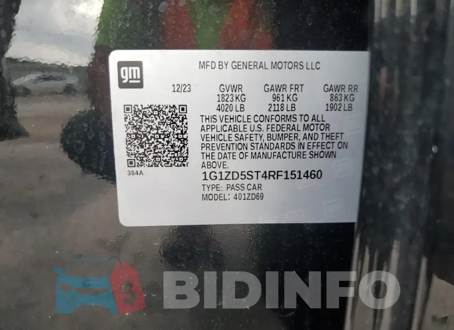 1G1ZD5ST4RF151460 Photo# 13