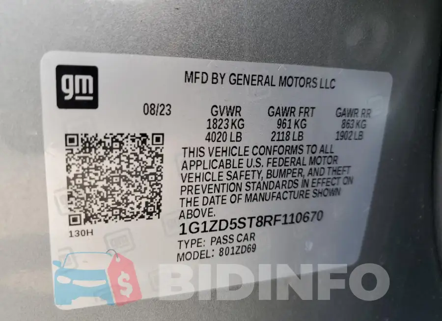 1G1ZD5ST8RF110670 Photo# 13