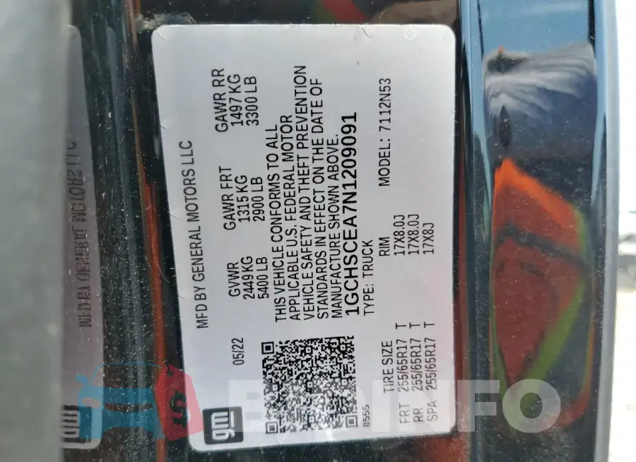 1GCHSCEA7N1209091 Photo# 13