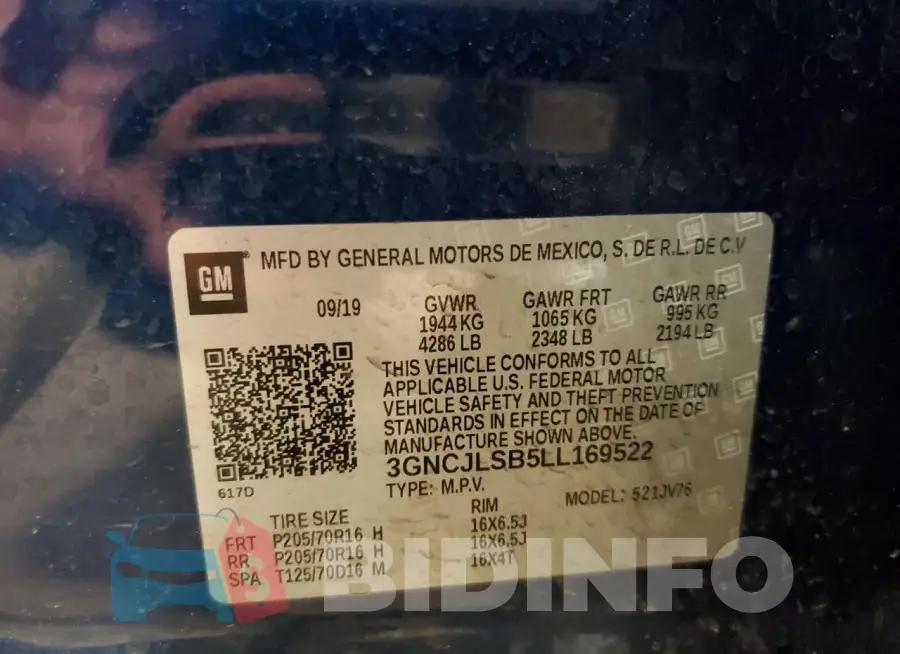 3GNCJLSB5LL169522 Photo# 12
